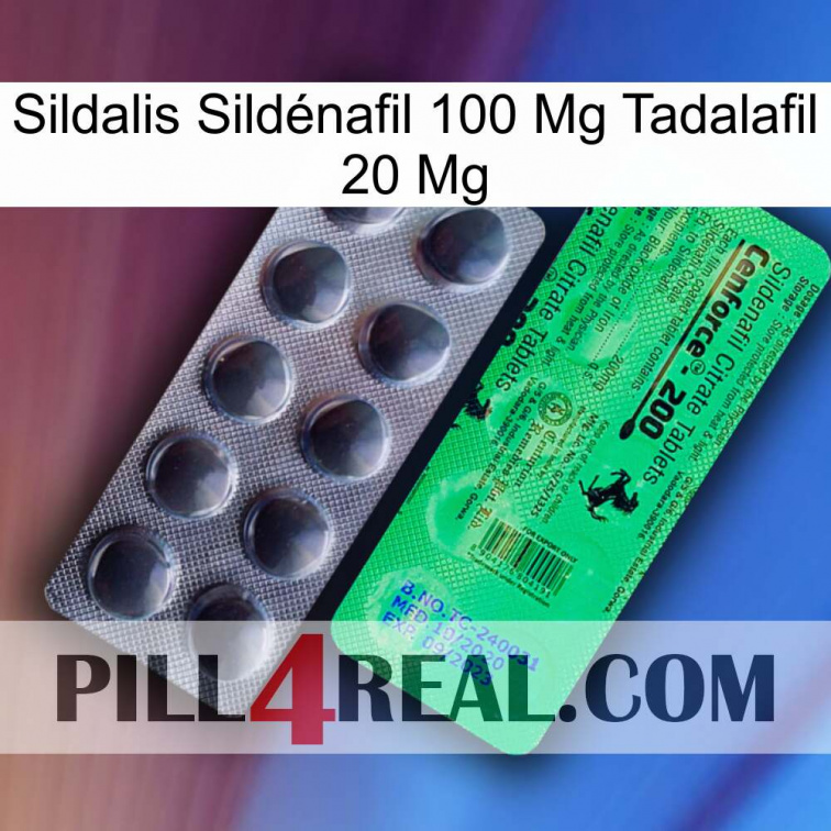 Sildalis Sildénafil 100 Mg Tadalafil 20 Mg new04